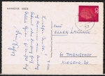 Bund 505 als portoger. EF mit 20 Pf Kardinal Graf Galen auf Inlands-Postkarte von 1966-1967