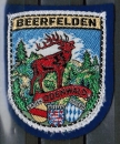 Stoff-rmel-Abzeichen von Oberzent / Beerfelden, ca. 5,7 x 6,9 cm gro