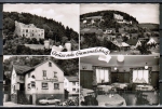 Ansichtskarte Oberzent / Gammelsbach, Gasthaus "Burg Freienstein" - A. Johann, gelaufen 1965 - Marke entfernt, kleine Mngel