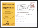 Bund 1139 als Privat-Ganzsache mit eingedruckter Marke 35 Pf B+S - Serie als Massendrucksache-Postkarte von 1982-1989