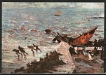 Ansichtskarte von Mose Bianchi (1840-1904) - "Seeszene"