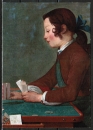 Ansichtskarte von Jean-Baptiste Simeon Chardin (1699-1779) - "Knabe der Karten spielt"
