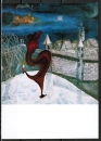 Ansichtskarte von Ottmar Fick - "Ein Seufzer lief Schlittschuh auf nächtlichem Eis"