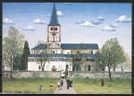 Ansichtskarte von Felizitas Kastner - "Bonn, Schwarzrheindorf, Doppelkirche" (1980)