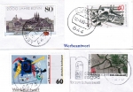 Die nicht-aufgeführten EF-Briefe und -Postkarten mit "einfachen" Sondermarken des Jahres 1989 sind alle zu je 50 Cent pro Stück lieferbar !