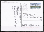 Bund ATM 2 - Nadeldruck - Marke zu 10 Pf - absichtlich unterfrankiert auf Inlands-Postkarte von 1993-2002, codiert
