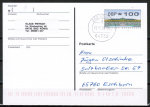 Bund ATM 2 - Mettler-Toledo - Marke zu 100 Pf als portoger. EF auf Inlands-Postkarte von 1998-2002, codiert