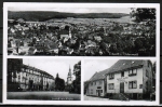 Ansichtskarte Erbach, mit Gasthaus - Weinhandlung "Zum Eck" - Heinrich Nieratzky, gelaufen 1960