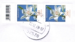 Bund 3207 als portoger. MeF mit 2x 260 Blumen aus Rolle mit Scancode auf C5-Inlands-Übergabe-Einschreibe-Brief über 2 cm Dicke von 2019