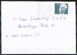 Bund 1494 als portoger. EF mit 100 Pf Walter Eucken auf VGO-Brief 20-50g vom Jan.-März 1991