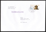 Bund 1607 als portoger. EF mit 140 Pf Adam Schall auf Briefdrucksache 20-50g von 1992 bis März 1993, 14x20 cm