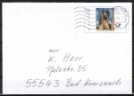 Bund 2294 als Sonder-Ganzsachen-Umschlag USo 45 mit eingedr. Marke 55 Ct. L. Feininger - 2003-2012 als Inlands-Brief bis 20g verwendet, codiert