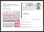 Bund 1399 als Massendrucksache-Abbildung mit mitgedruckten Stempel vom Mai 1990