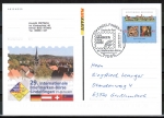 Bund 2637 als Sonder-Ganzsachen-Postkarte mit eingedruckter Marke 45 Cent Klosterinsel Reichenau - portoger. mit passendem SST 2011 gelaufen, codiert