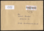 Bund 1375 als portoger. MeF mit 2x 120 Pf SWK aus Rolle auf Inland-Brief 50-100g von 1991, 14 x 20 cm gro