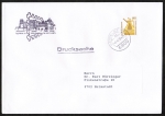 Bund 1401 als portoger. EF mit 140 Pf SWK aus Rolle auf Inlands-Drucksache 50-100g von 1989-1993, 14x20 cm