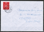 Bund 600 als portoger. EF mit 30 Pf Malteser auf Inlands-Brief bis 20g von 1969-1972