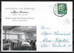 AK Michelstadt / Weiten-Gesss, Gasthaus und Pension "Zur Krone" - Heinrich Lb, Postkarte mit vs. Bild, gelaufen 1958 mit Landpoststempel