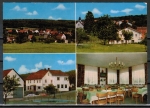 Ansichtskarte Oberzent / Hesselbach, Gasthaus und Pension "Drei Lilien", gelaufen 1972