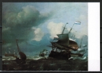 Ansichtskarte von Ludolf Backhuisen (1631-1708) - "Sturm auf der See"