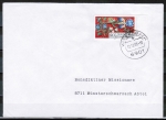 Bund 1261 als portoger. EF mit 80 Pf Wohlfahrt 1985 auf Inlands-Brief bis 20g von 1985-1993