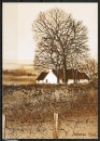 10 gleiche Ansichtskarten von Stephen Oliver - "Lonely Farmstead" (Einsames Gehöft) (1981)