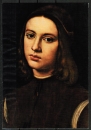 Ansichtskarte von Pietro Perugino (1446-1523) - "Bildnis von A. Braccesi"