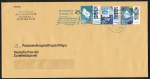 Bund 3647 Skl. (Mi. 3654) als portoger. MiF mit 160 + 100 + 85 Cent je Briefe-Dauerserie als Skl.-Marken auf Postzustellauftrag von 2022
