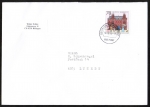 Bund 1565 als portoger. EF mit 70 Pf Wohlfahrt 1991 auf B-Brief vom ZAG Büsingen von 1993-1995 in die Schweiz, 14x20 cm