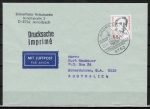 Bund 1390 als portoger. EF mit 100 Pf Th. Giehse auf Luftpost-Drucksache bis 20g von 1988/1989 nach Australien