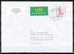 Bund 1498 als portoger. EF mit 200 Pf Frauen auf Auslands-Brief bis 50g vom August 1997 nach Kanada, vs. auch ber Marke codiert