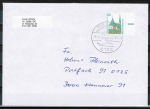 Bund 1406 als portoger. EF mit 100 Pf SWK "Altötting" aus Bogen mit Rand auf Inl.-Brief bis 20g von 1989-1997