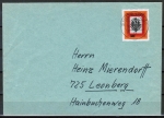 Bund 658 als portoger. EF mit 30 Pf Reichsgründung auf Inlands-Brief bis 20g von 1971-1972