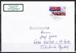 Bund 1270 als portoger. EF mit 120 Pf Sport 1986 auf Auslands-Drucksache 20-50g vom Febr. 1993 nach Tschechien