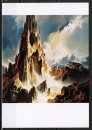 10 gleiche Ansichtskarten von H. C. Berann - "Abbau und Zerstörung"