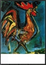 10 gleiche Ansichtskarten von Rico Blass - "Der Hahn"