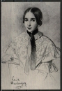 Ansichtskarte von Louis Boulanger - "Leopoldine Hugo" (von 1837)