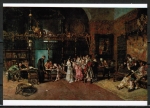 Ansichtskarte von Mariano Fortuny (1838-1874) - "Die Pfarrverweserstelle"