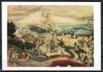 Ansichtskarte von Quinten Massys (1466-1530) - "Die Ankunft in Bethlehem"