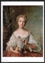 Ansichtskarte von Jean-Marc Nattier (1685-1766) - "Madame Louise de France"