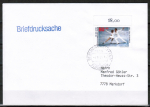 Berlin 802 als portoger. EF mit 80 Pf Sport 1988 auf Briefdrucksache bis 20g vom November 1991 ab Ost-Berlin / Flughafen Schönefeld