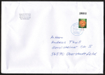 Bund 3475 als portoger. EF mit 270 Cent Blumen aus Rolle mit groem Zw.o/u. auf C5-Inlands-Brief ber 2 cm Dicke von 2019-2021, ca. 23 cm lang