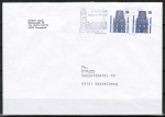 Bund 1340 o.g. aus MH als portoger. MeF mit 2x 50 Pf SWK je oben geschnitten auf Inlands-Brief bis 20g von 1989-1997, codiert