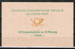 DDR - Sondermarken-Markenheftchen SMHD 1c / 3562 ... ** - in Luxuserhaltung !