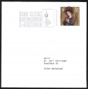 Bund 1579 als portoger. EF mit 70 Pf Weihnachten 1991 auf Nichtstandard-Infopost 14x14 cm von 2001