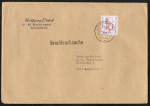 Bund 1498 als portoger. EF mit 200 Pf Frauen auf Briefdrucksache 50-100g von 1991-1993, 14x20 cm