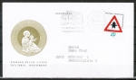 Bund 666 als portoger. EF mit 20 Pf Vorfahrtsschild auf Inlands-Drucksache bis 20g vom Dez. 1971