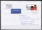 Bund 2367 als portoger. EF mit 144 Ct. "DLRG" auf Auslands-Kompakt-Brief 20-50g von 2011-2012 in die Niederlande, codiert
