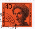 Bund 794 als portoger. EF mit 40 Pf Rosa Luxemburg auf Inlands-Brief bis 20g vom 1. Hj. 1974 im Ankauf gesucht !