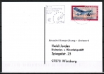 Bund 1007 als portoger. EF mit 60 Pf Jugend 1979 auf Sammel-Anschriftenprüfungs-Postkarte von 2000/2002, codiert